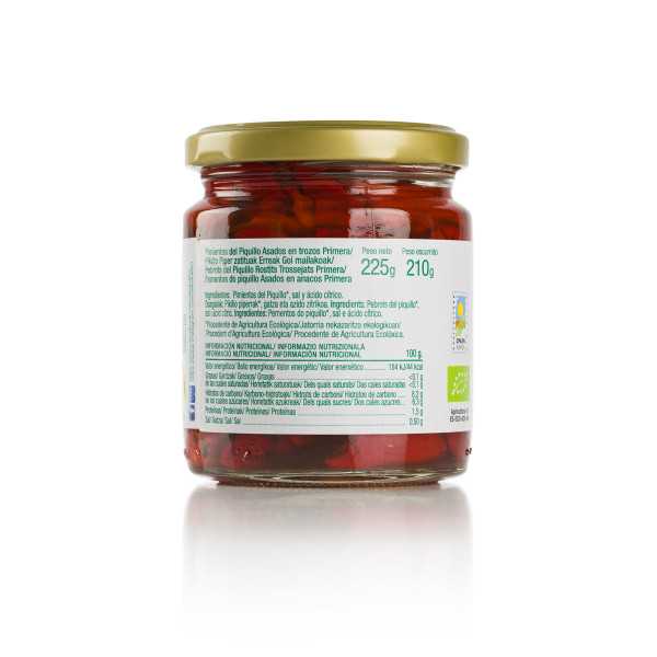 Pimientos del PIQUILLO Ecológicos Trozos