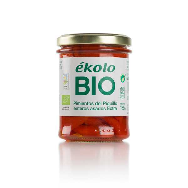 Pimientos del PIQUILLO EXTRA Ecológicos Enteros