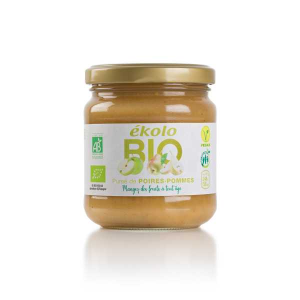 Purée de Poires et de Pommes Bio