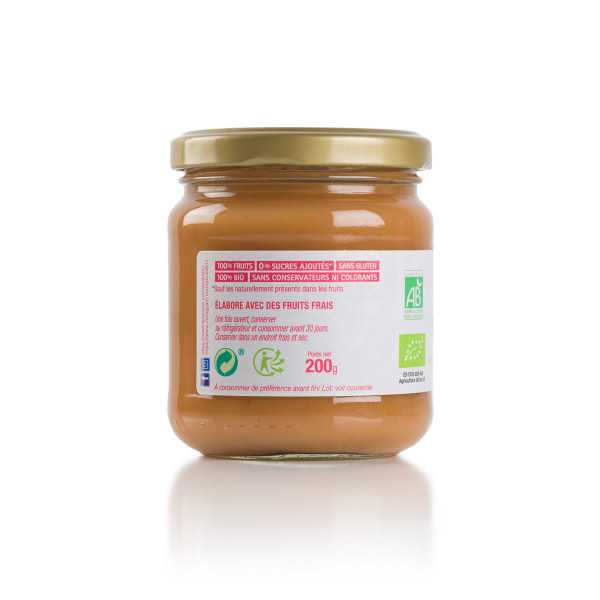 Purée de Peches, Bananes et Fraises bio