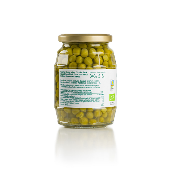 Guisantes Ecológicos al Natural